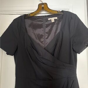 Banana Republic Elegant Black Midi Dress